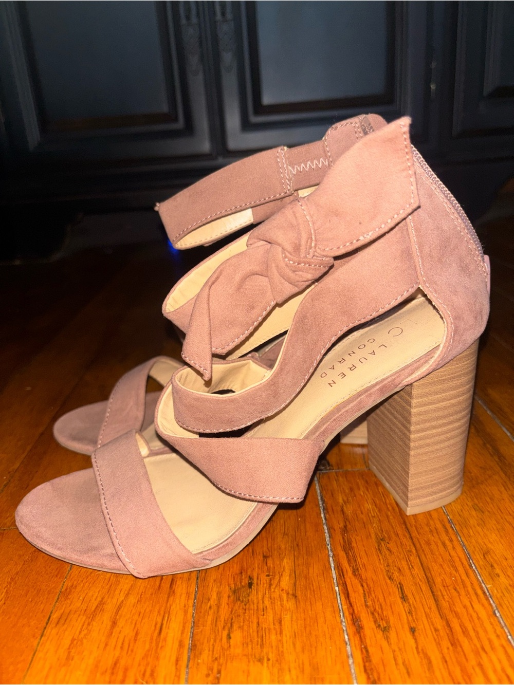 Lauren Conrad Pink Heel Sandals